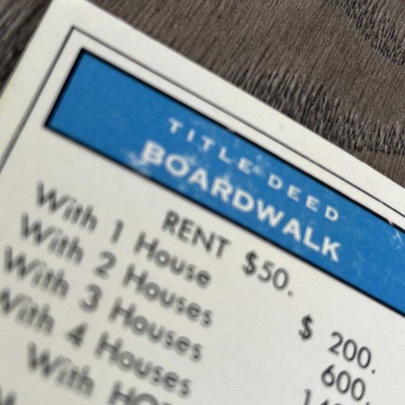 Monopoly DELUXE Edition Parker Brothers Board Game Vintage 1995 - Picture 13 of 16